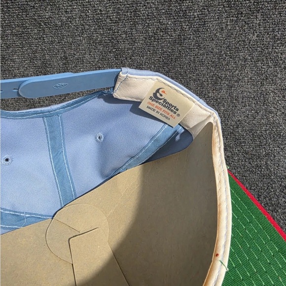 Vintage Houston Oilers Sports Specialties Script Twill Snapback Hat Cap Blue Red - Picture 11 of 12